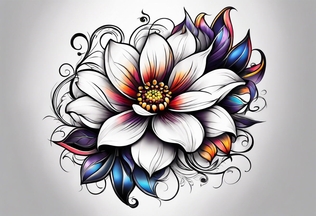 Flower tatoo on ankle feminin tattoo idea