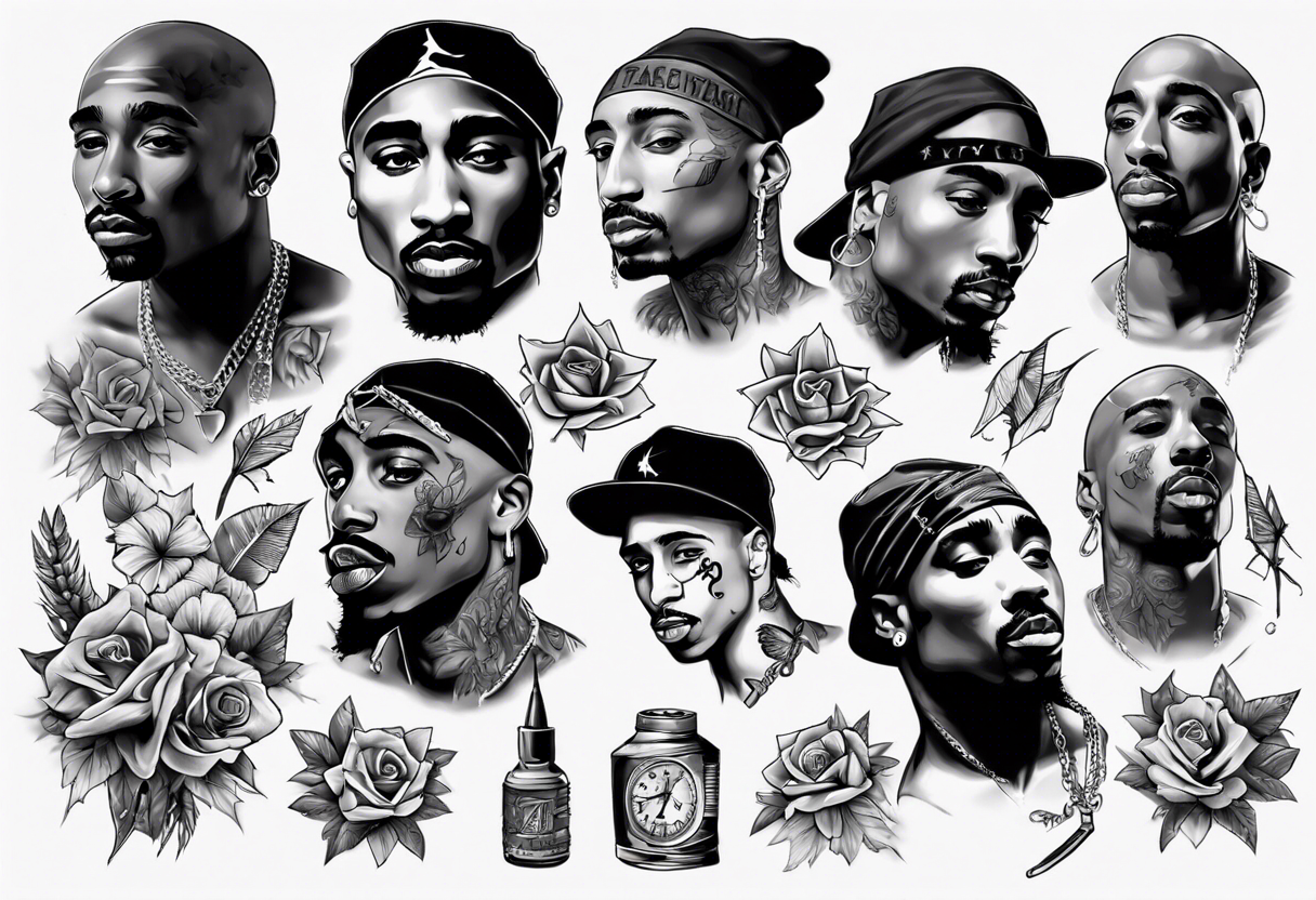 tupac tattoo idea