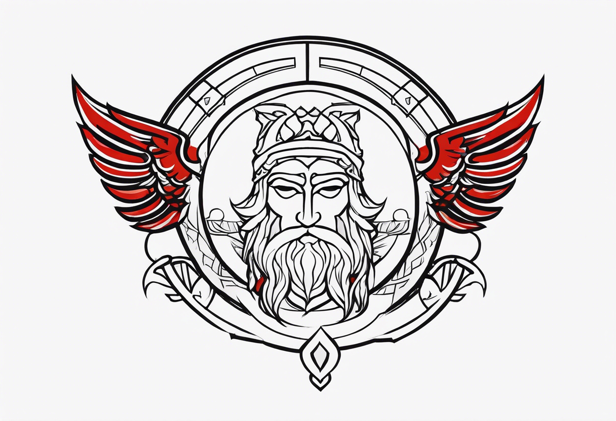 greek strength tattoo tattoo idea