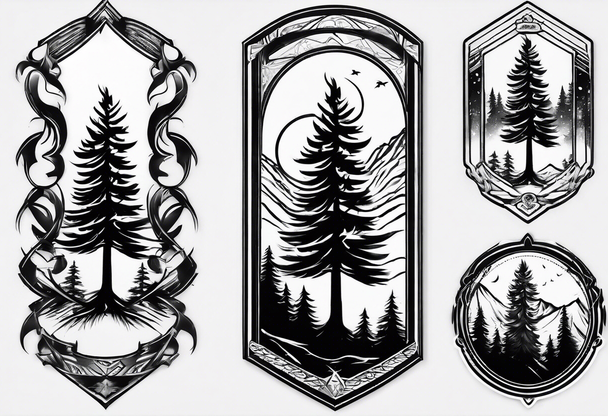 Deer animal elk beast forest tattoo Royalty Free Vector