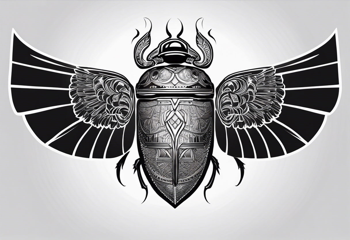 scarab
egyption gods tattoo idea