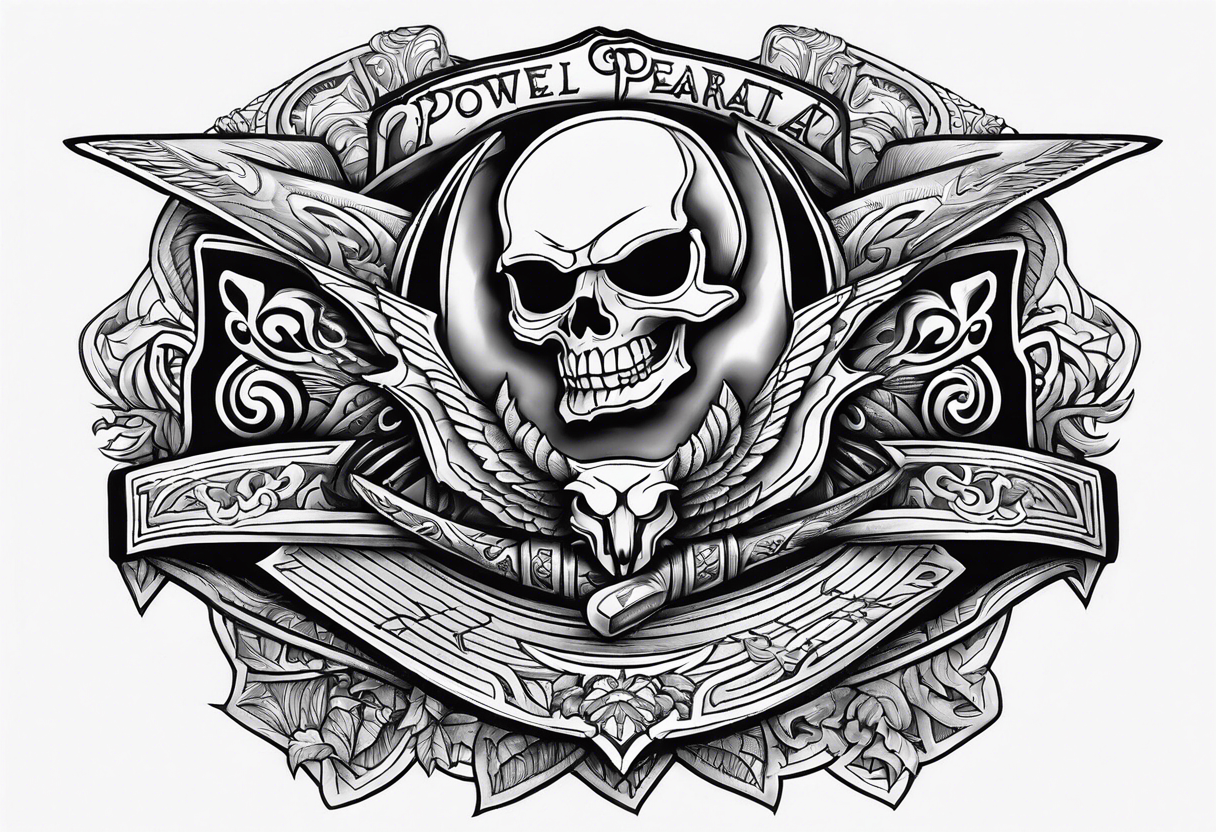 Skateboarding Powell Peralta logo tattoo idea