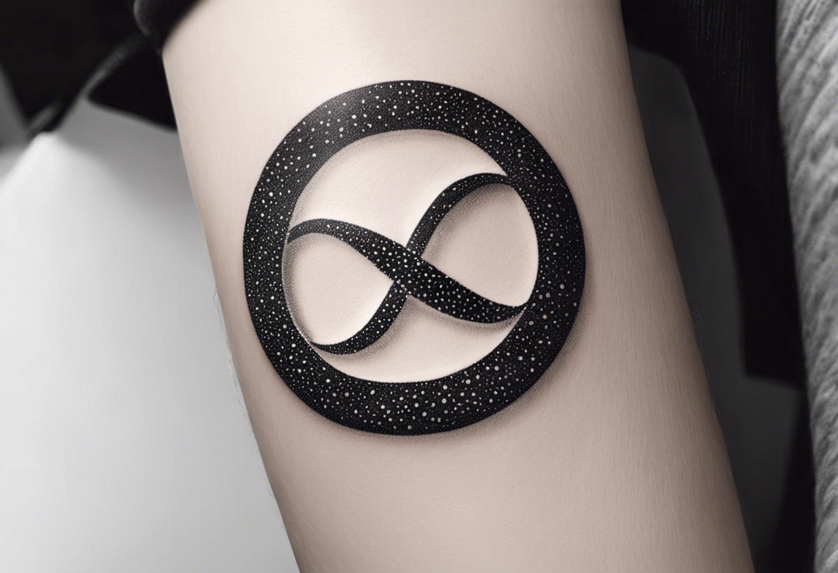 Infinity symbol with name tattoo idea
