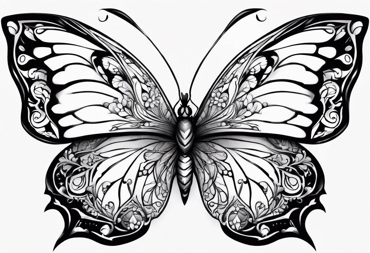 Butterfies tattoo idea