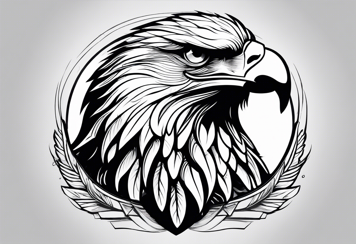 Eagle wing for arm tattoo idea