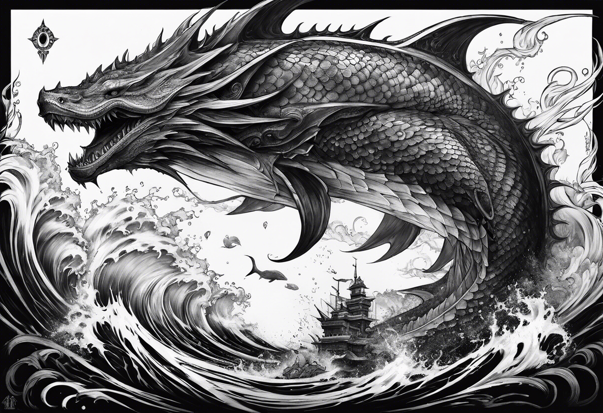 Leviathan from final fantasy tattoo idea