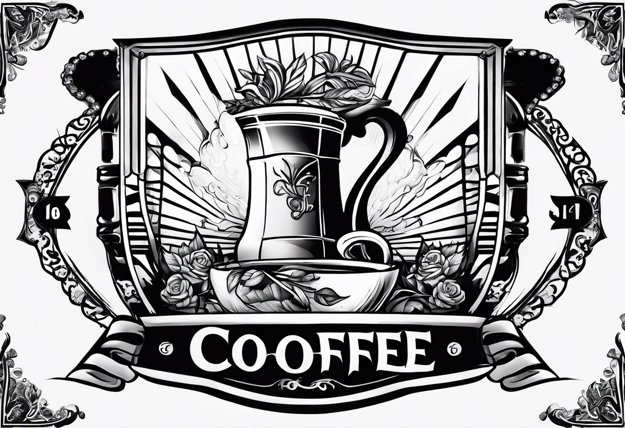 Logo for Gulf Dide Coffee tattoo idea