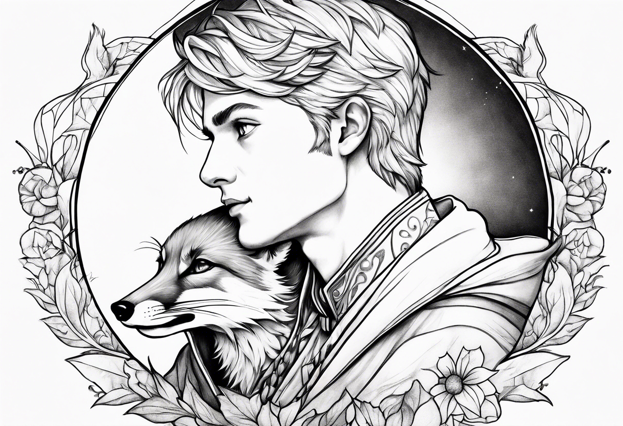 little prince and the fox tattoo idea