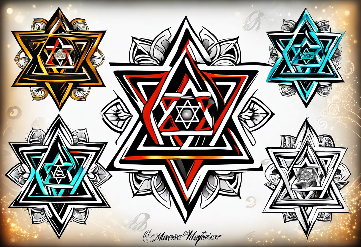 star of david tattoo idea