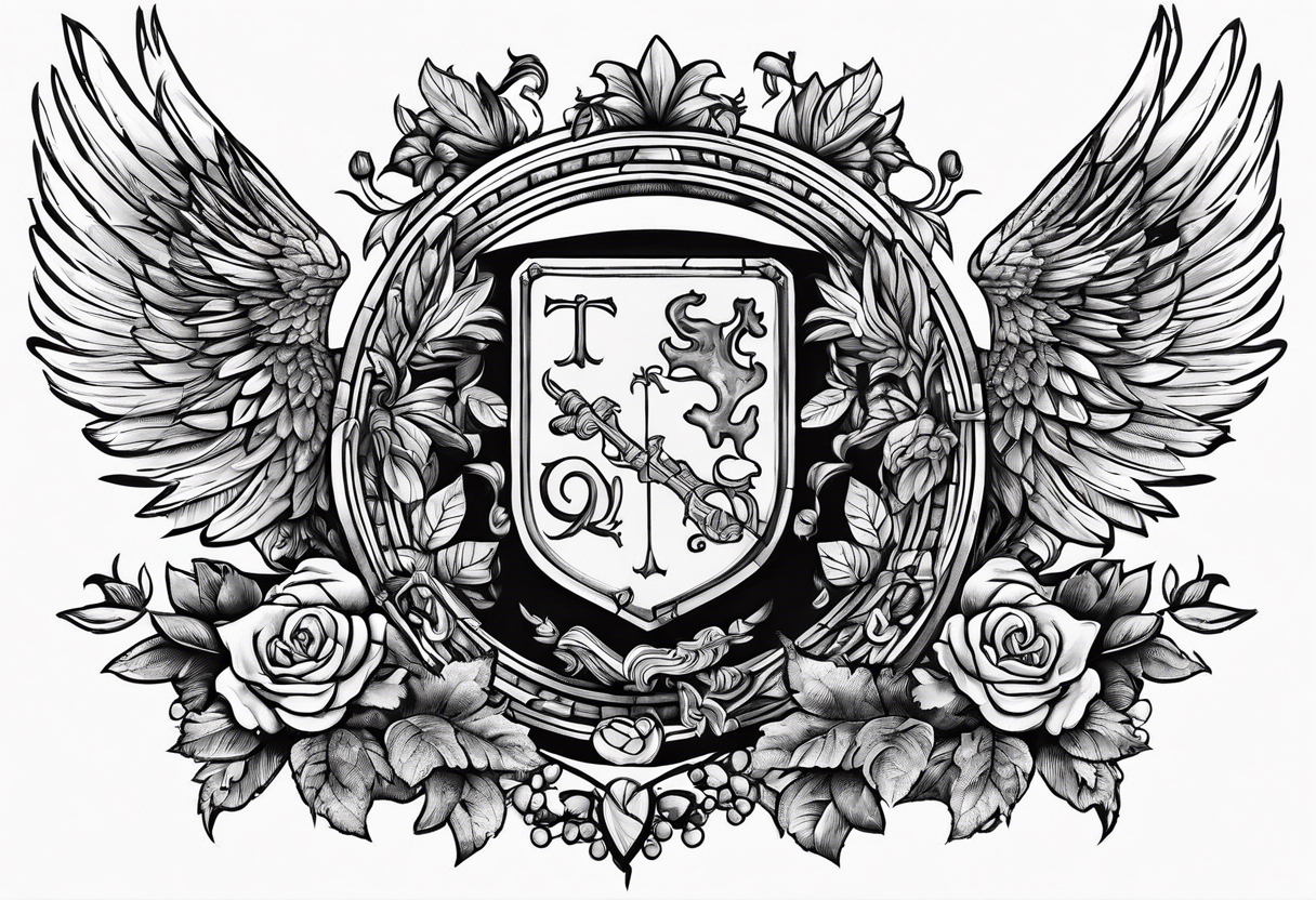 Simpson Family Crest tattoo idea