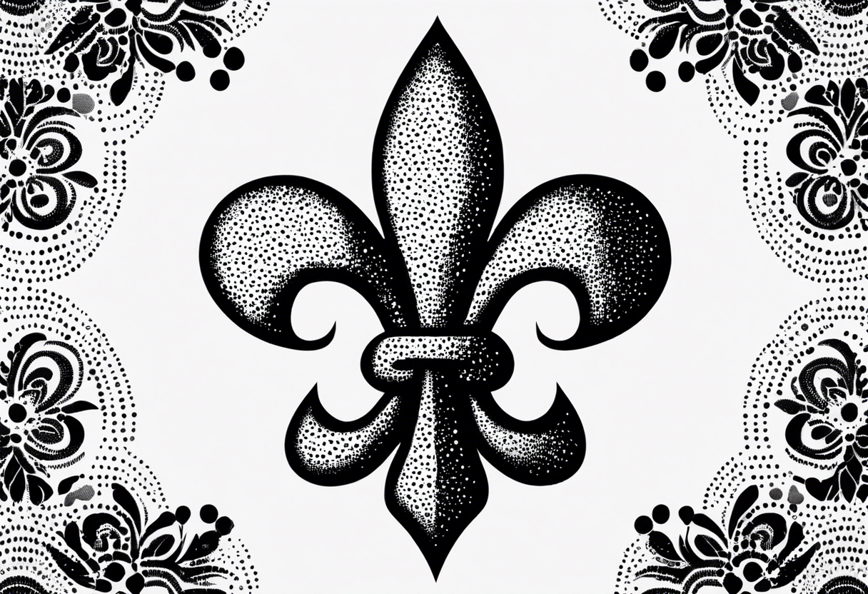 fleur de lis tattoo idea