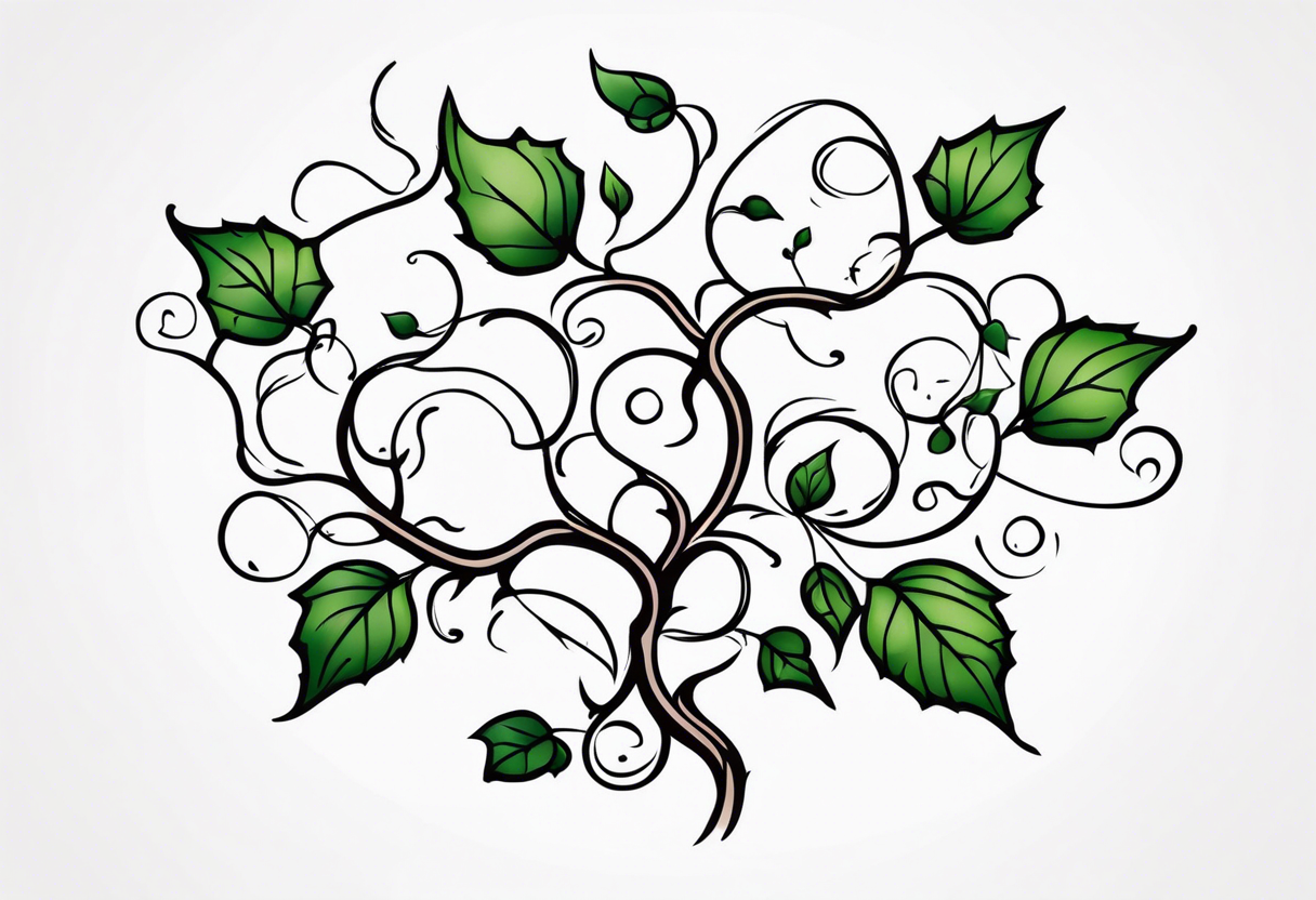 Vine Ivy Roots tattoo idea