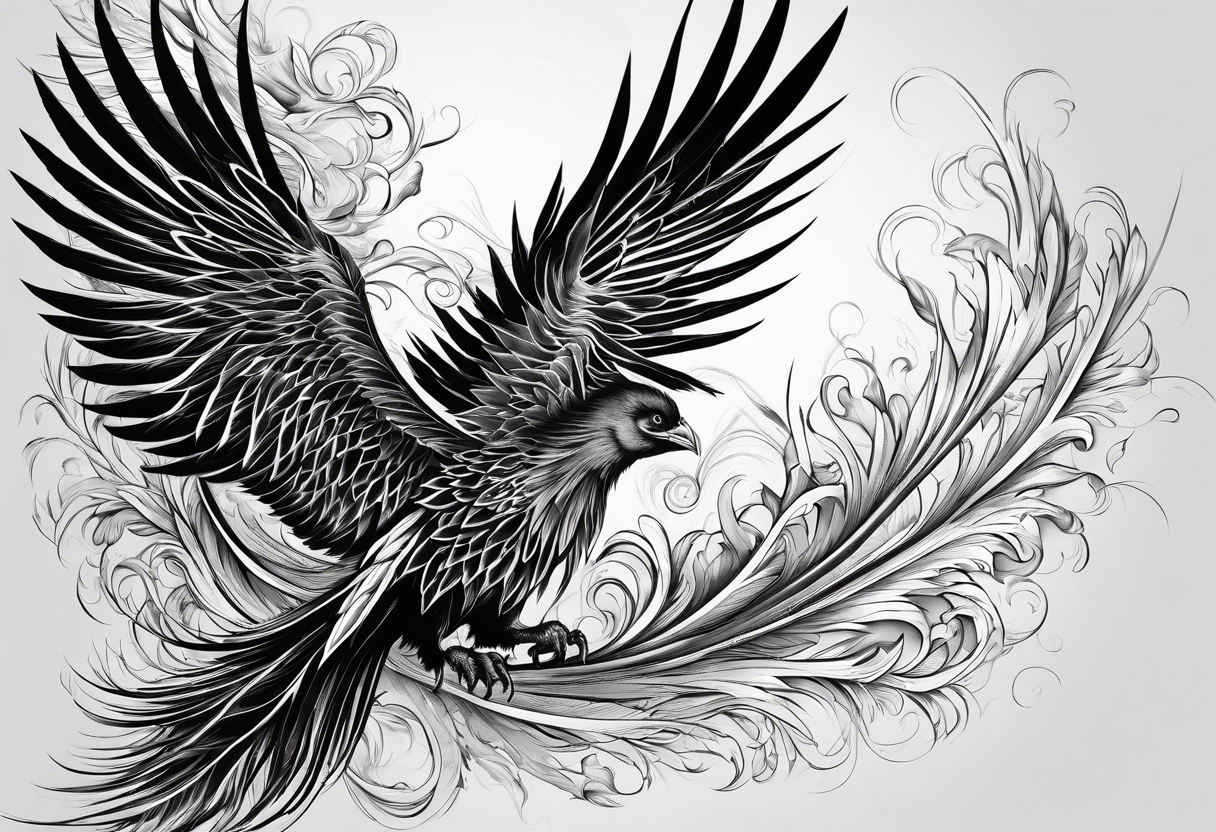 How to Draw a Phoenix - Beautiful Phoenix Illustration Guide