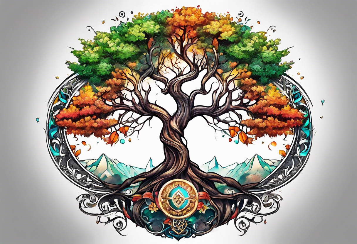 Tree of life tattoo idea