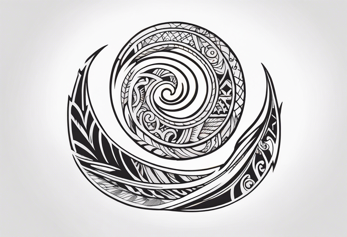 Polynesian fishing hook tattoo tattoo idea