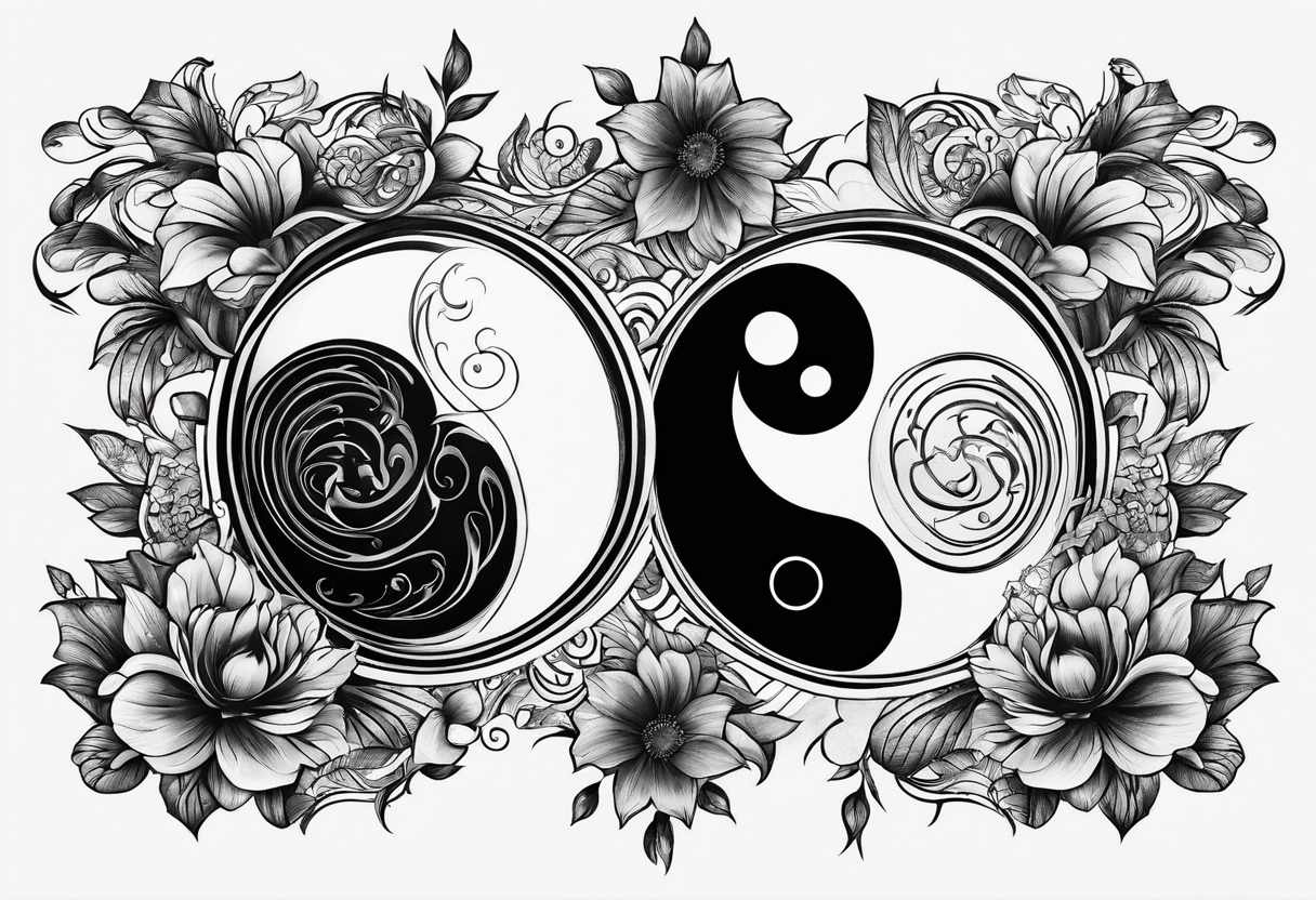 Ying Yang tattoo idea