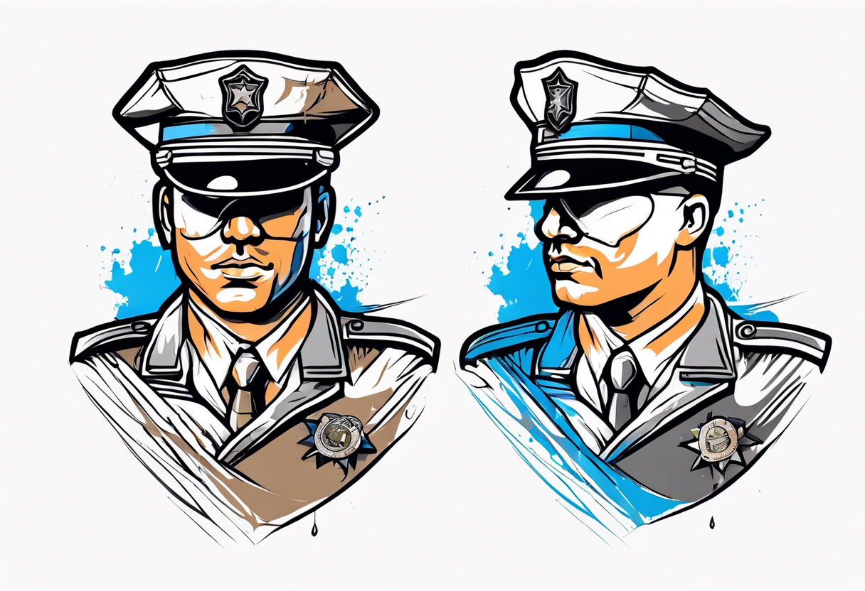 dirty officer tattoo idea