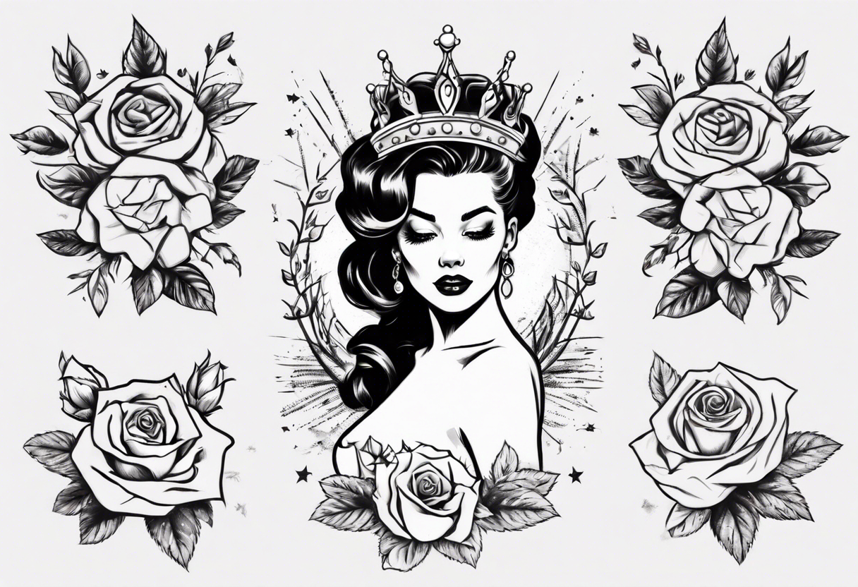 Awesome Coloring Page | Crown tattoo design, Crown tattoos for women, Queen  crown tattoo