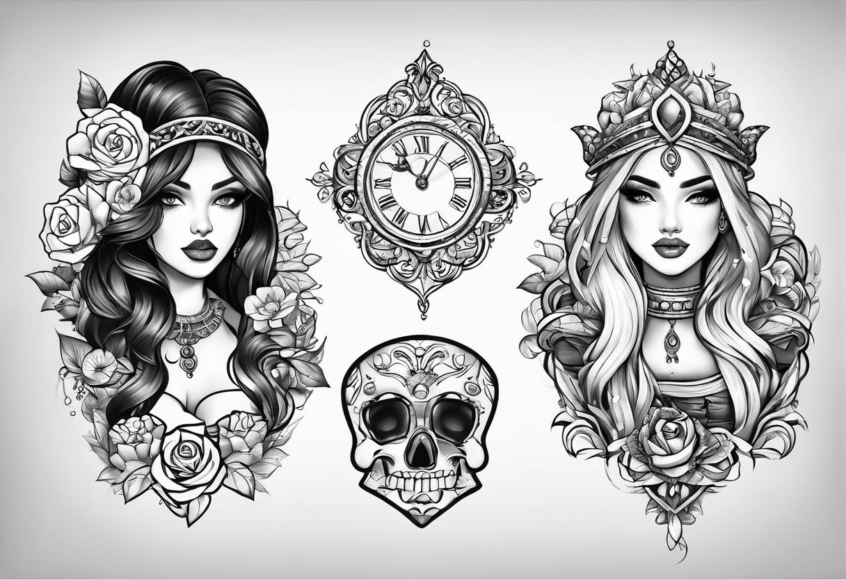 cute tattoo sketches for girls in 21 century tattoo idea