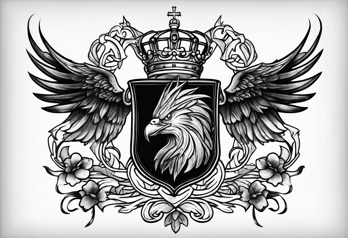 Simpson Family Crest tattoo idea