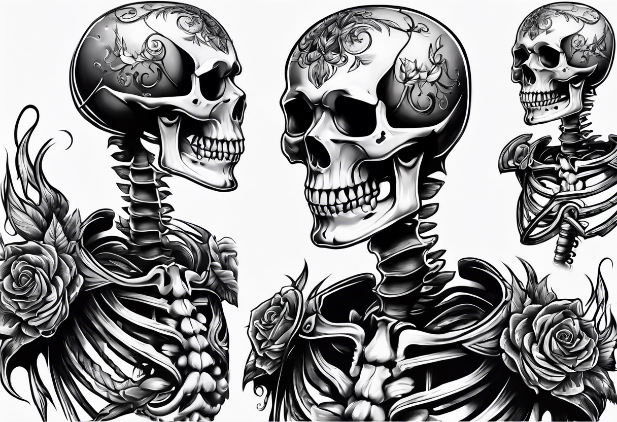 Neo-Traditional Skull Knight Tattoo - Best Tattoo Ideas Gallery