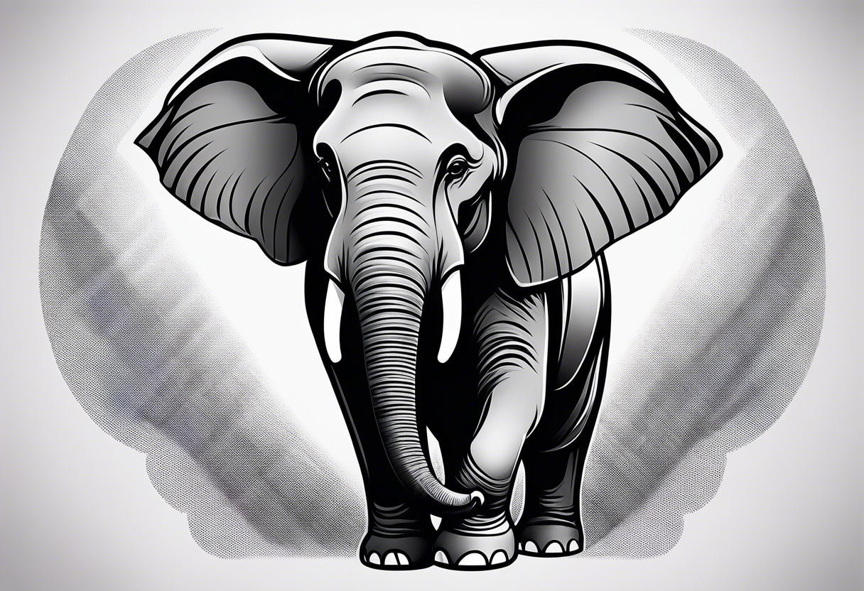 Elephant tattoo idea