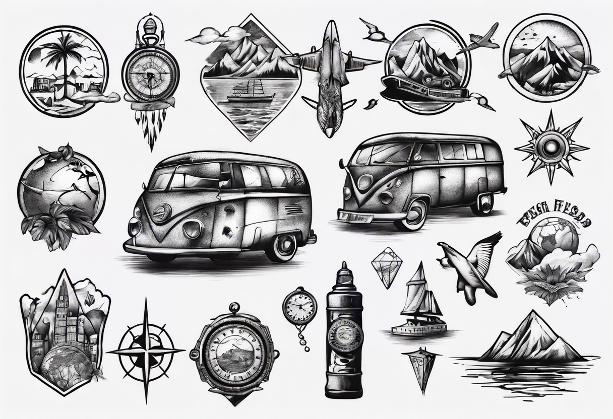 Travel tattoo inspiration ideas