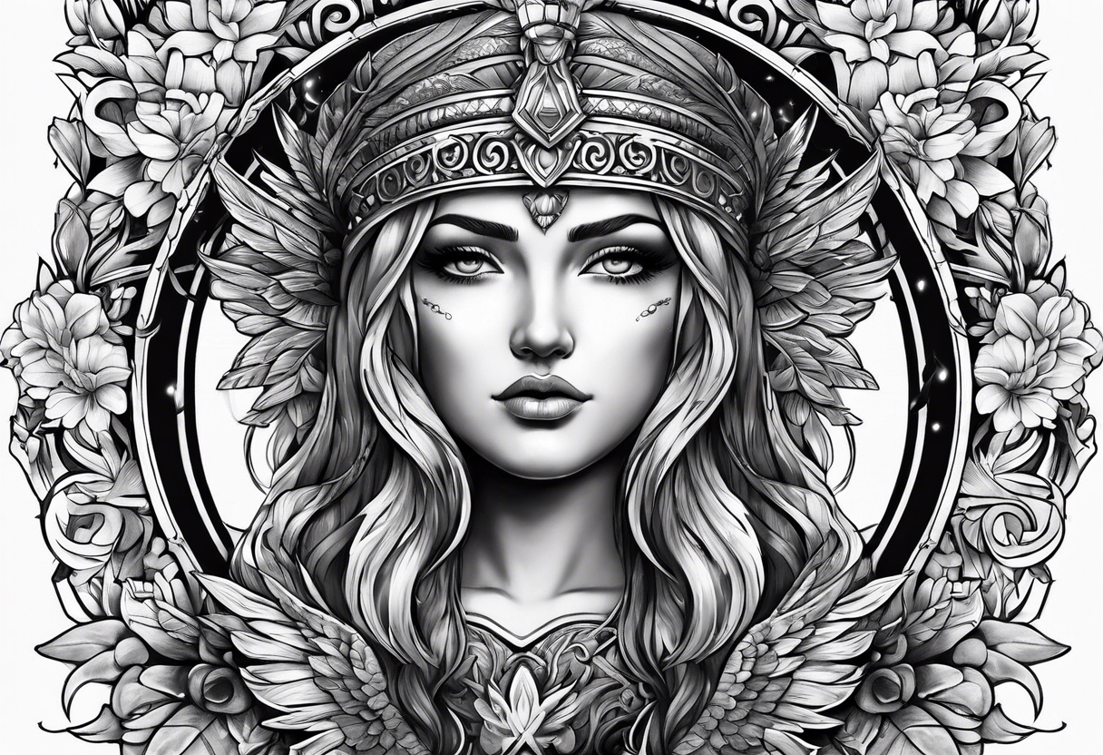 Athena tattoo idea