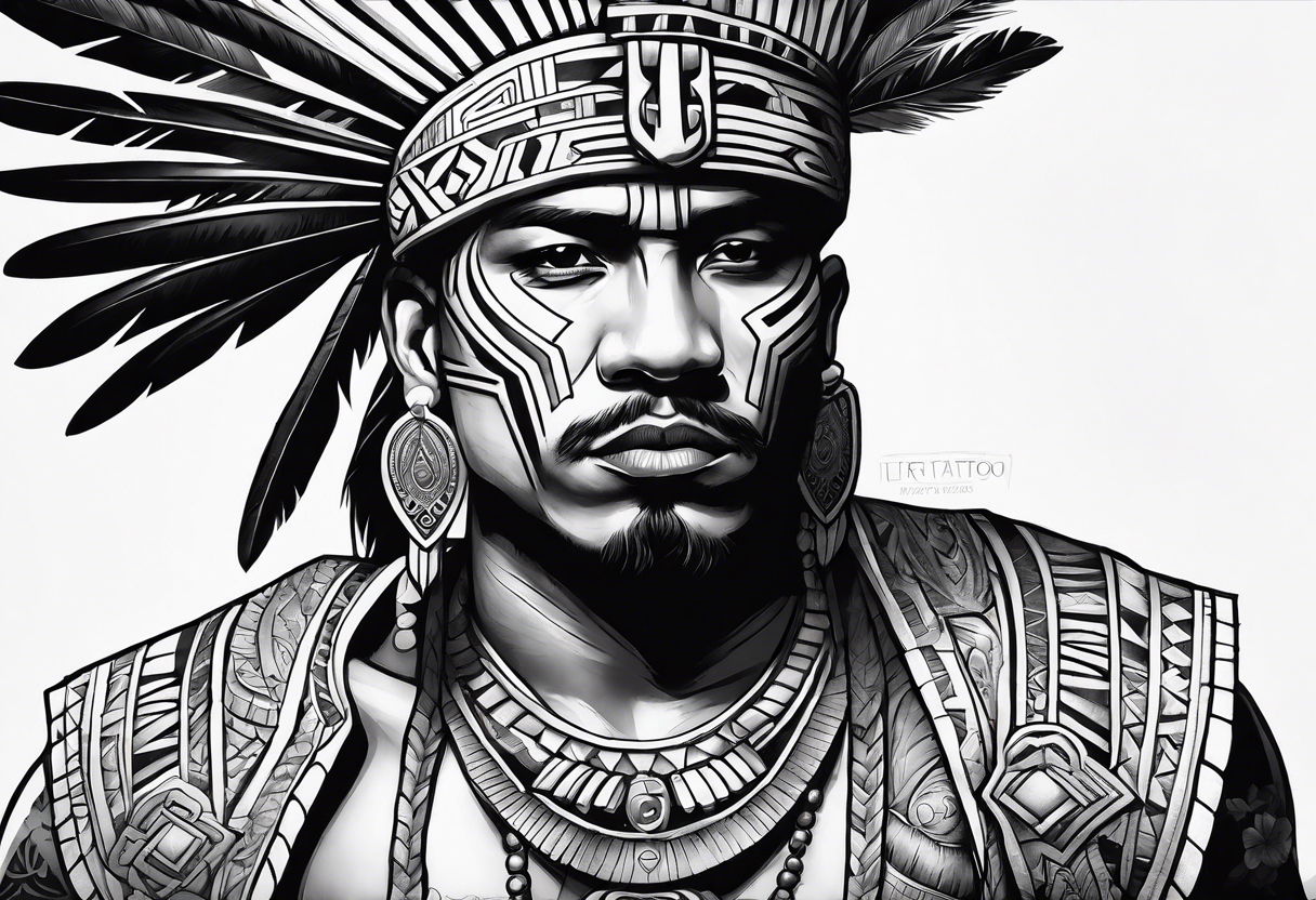 Aztec,gangster, pride tattoo idea