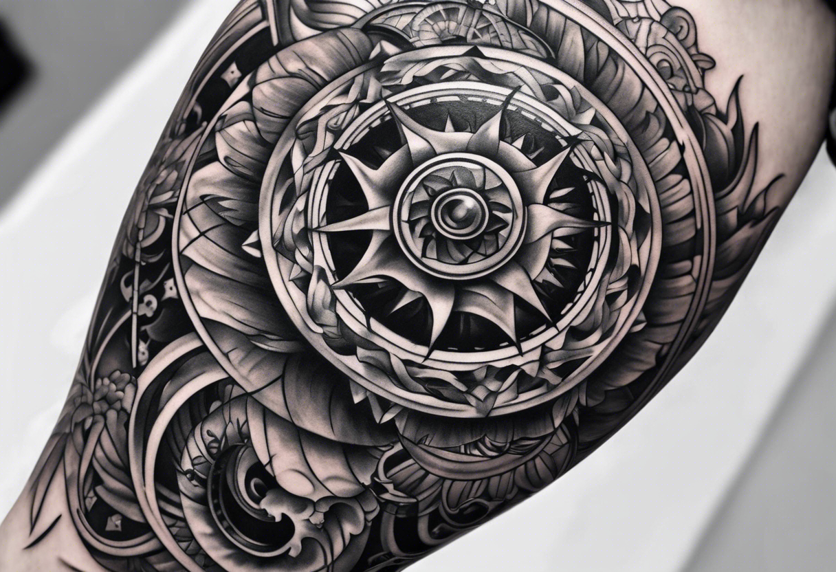 Large Tribal Totem Temporary Tattoos For Men Women Adult Henna Lotus Tattoo  Sticker Fake Black Lace Flower Body Art Tatoos Arm