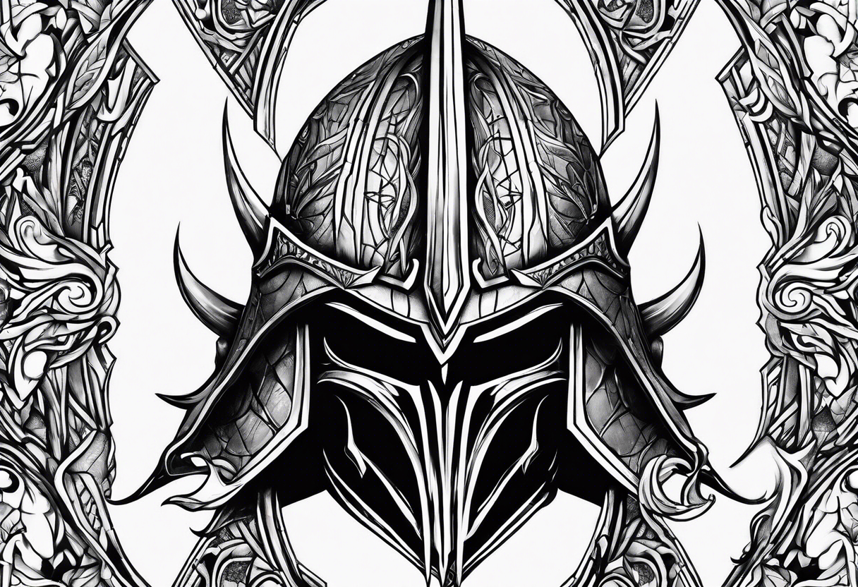 Helm of sauron tattoo idea