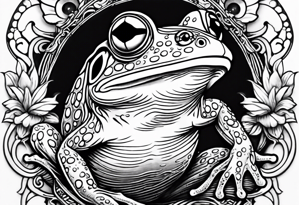 frog tattoo idea