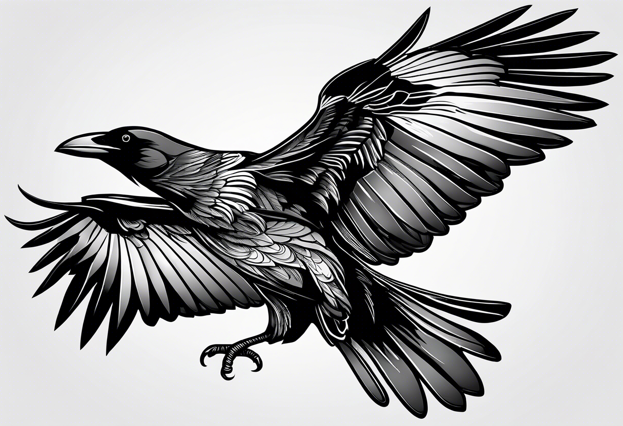 Hand Drawn Crow In Flight. Birds Doodles Sketch. Royalty Free SVG,  Cliparts, Vectors, and Stock Illustration. Image 58288480.