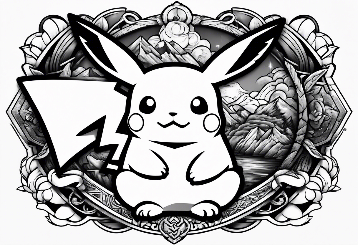 pikachu tattoo idea