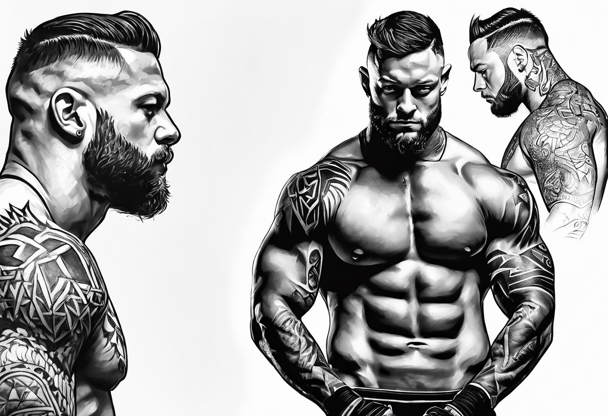 Coup de grâce finn balor wrestler tattoo idea