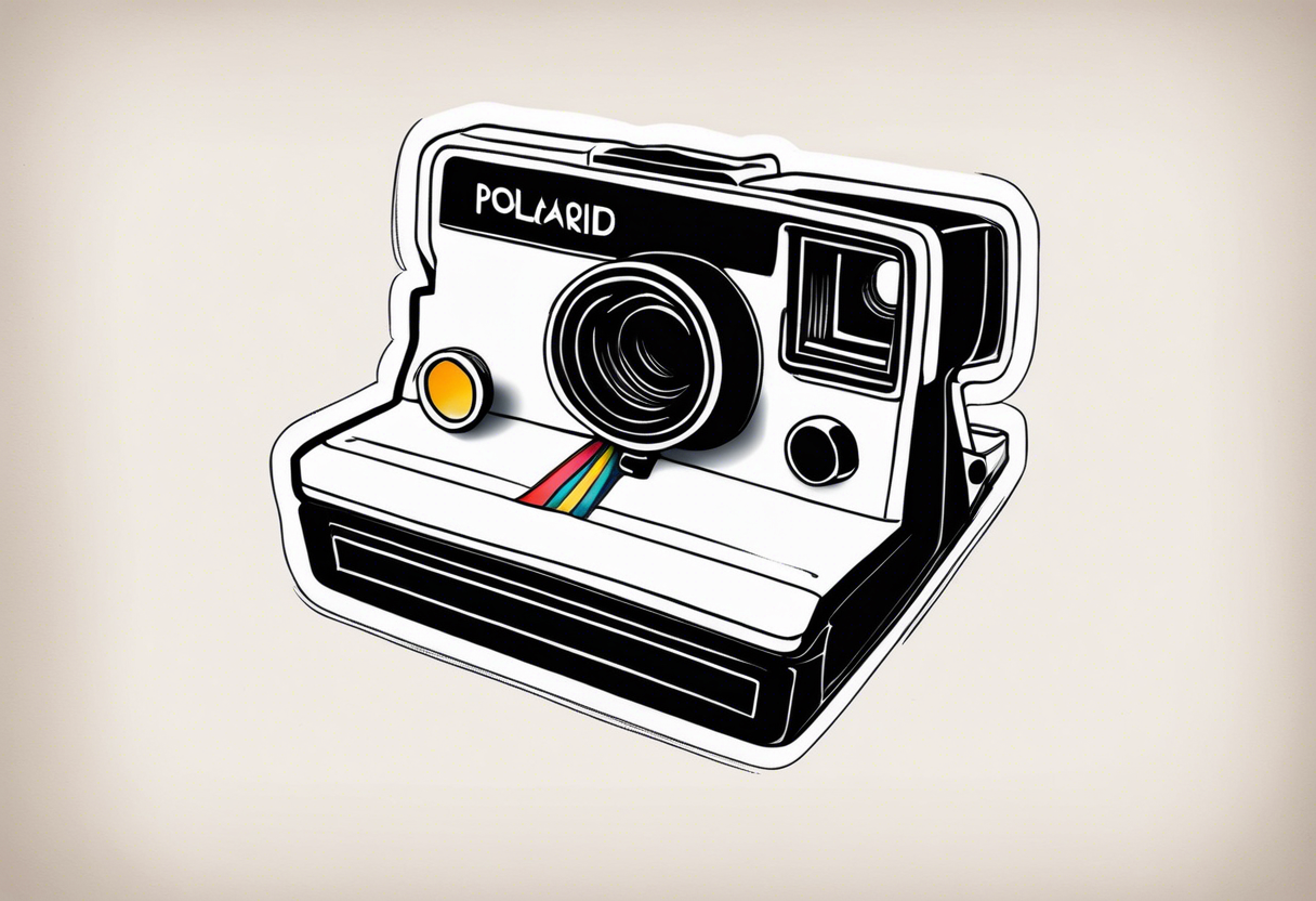 A polaroid-photo tattoo idea