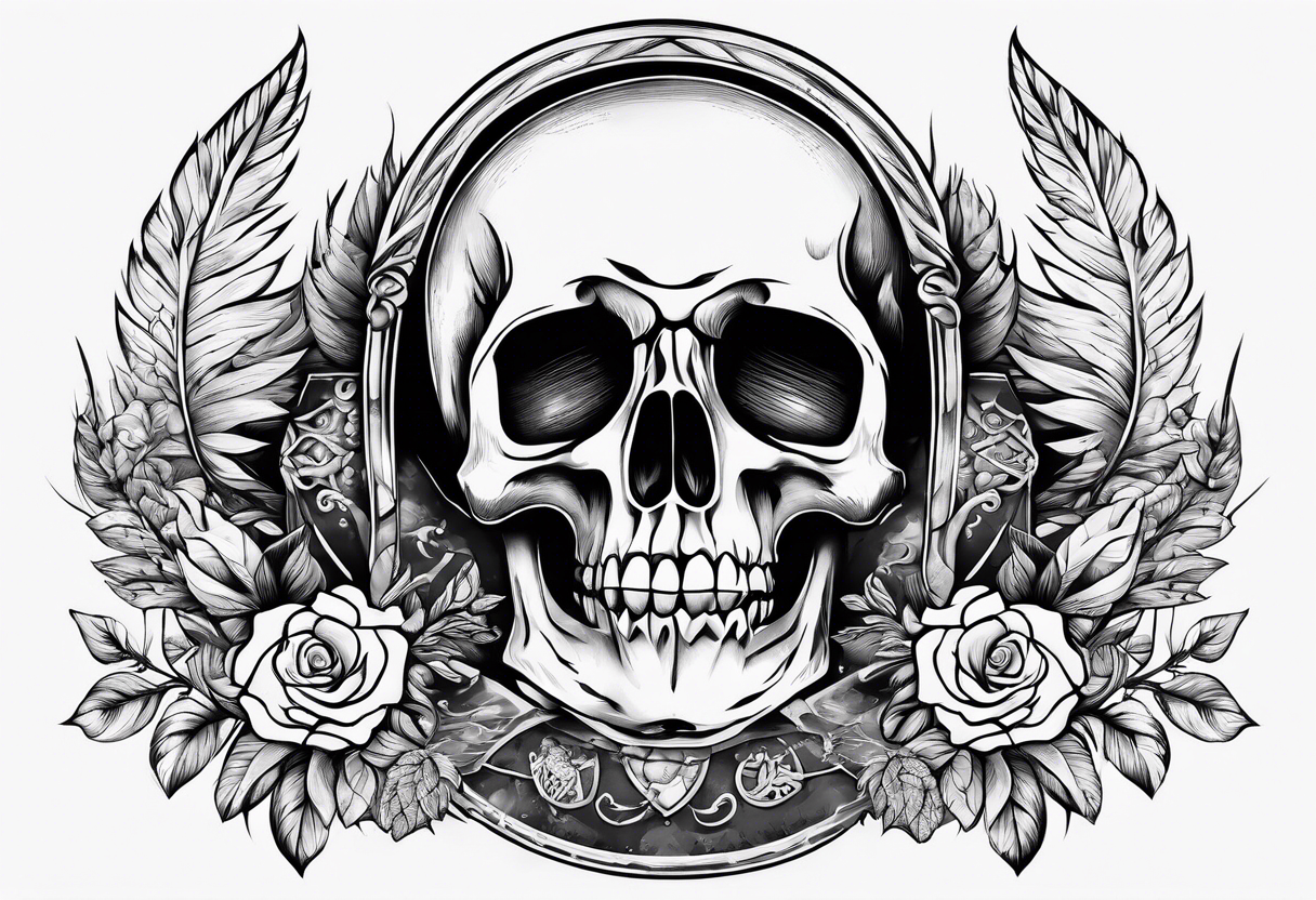 Memento Mori, With a time skip in the middle of it tattoo idea