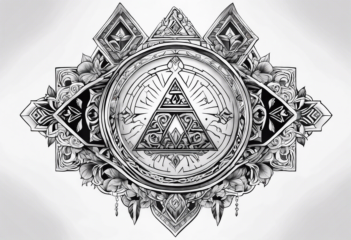 Legend Of Zelda arm sleeve tattoo idea