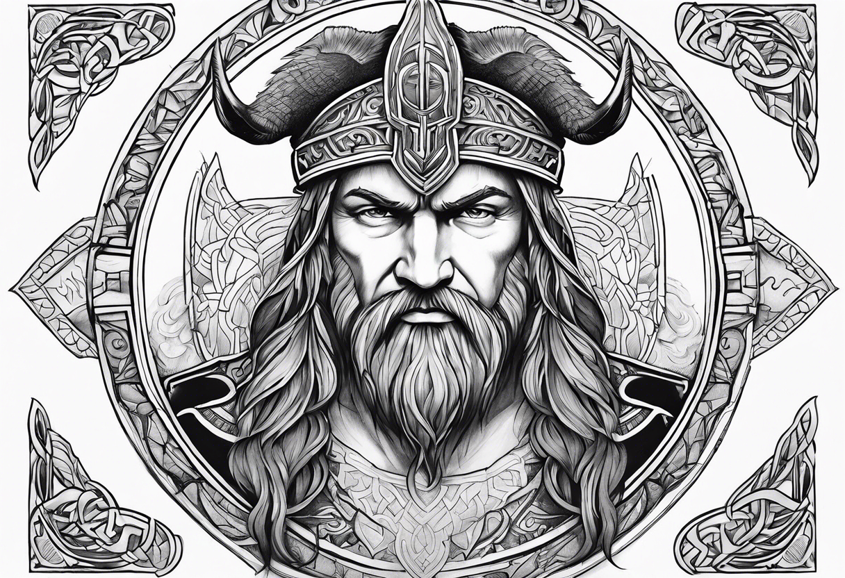 Odin Greek Mythologie tattoo idea