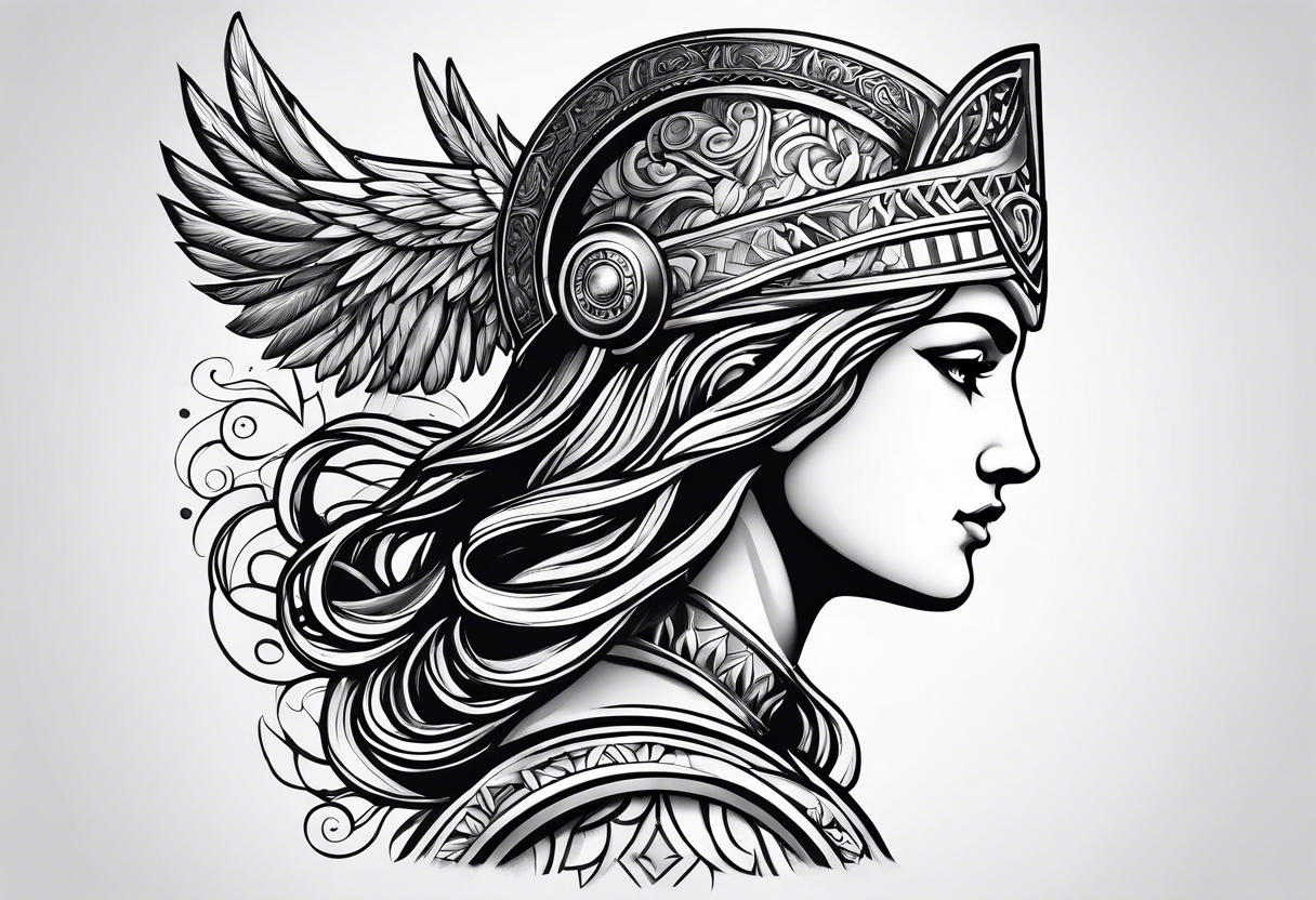 Valkyrie tattoo by Ben O'Grady | Kaleidoscope Tattoo | Flickr