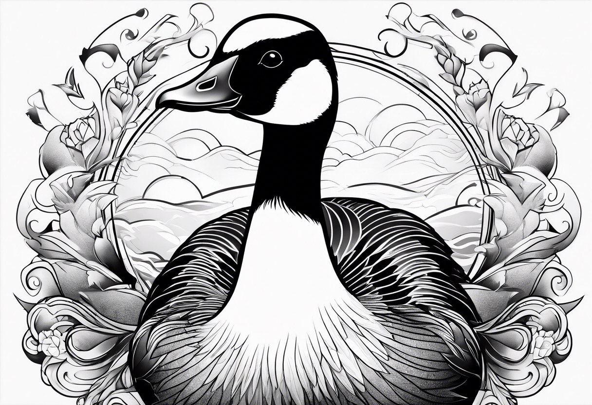 canadian goose furious tattoo idea