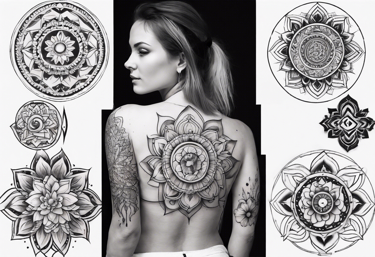 Tattoo Ideas — Under Boob Space Mandala