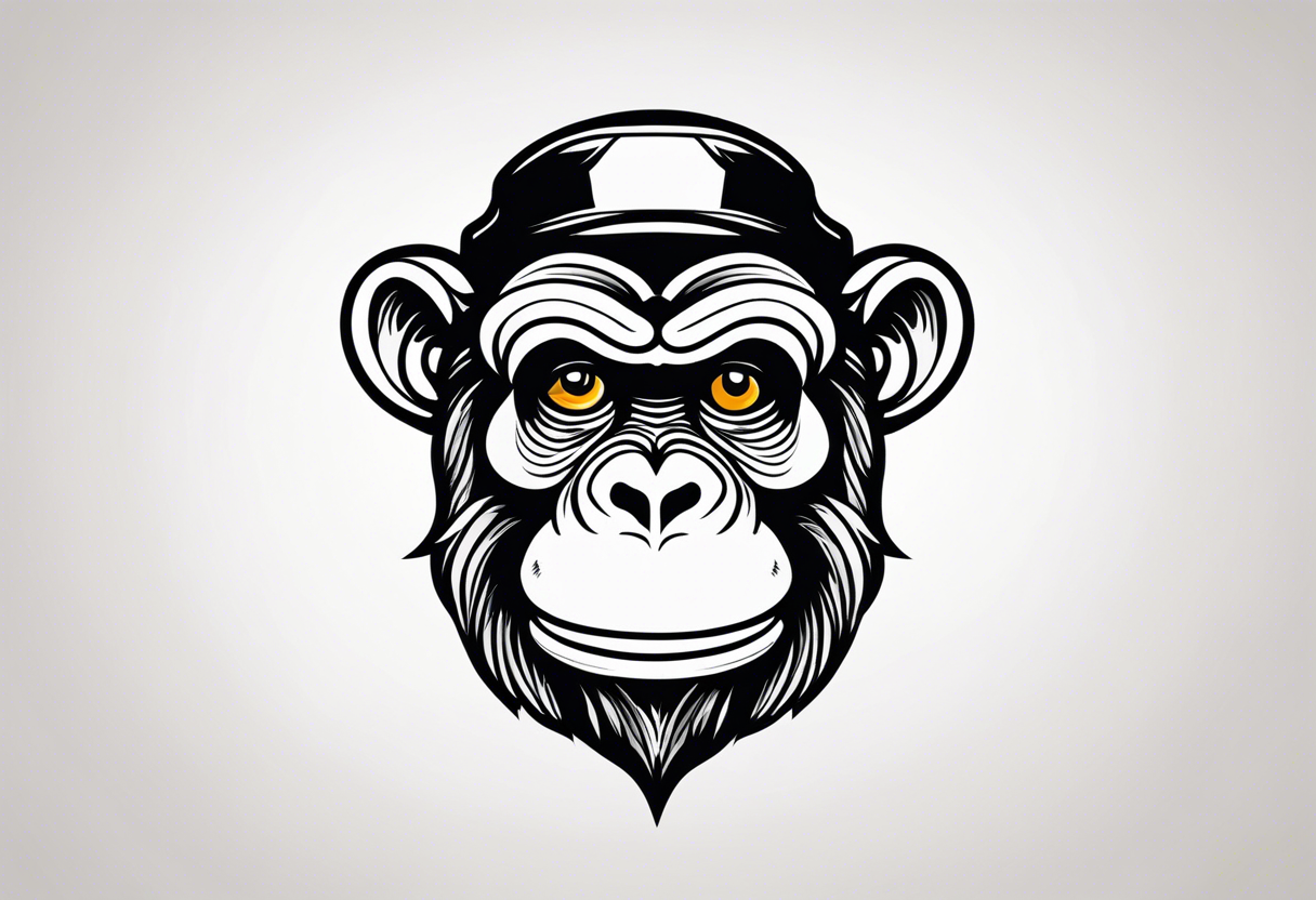 rich monkey tattoo idea