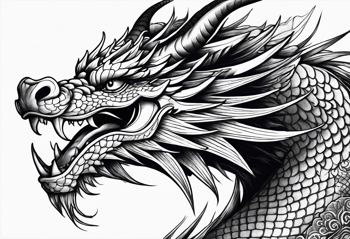 dragon japanese tattoo idea