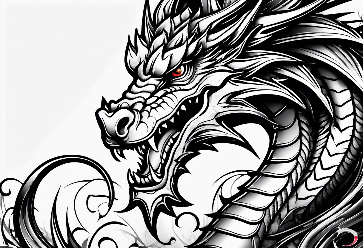 Welsh dragon tattoo idea