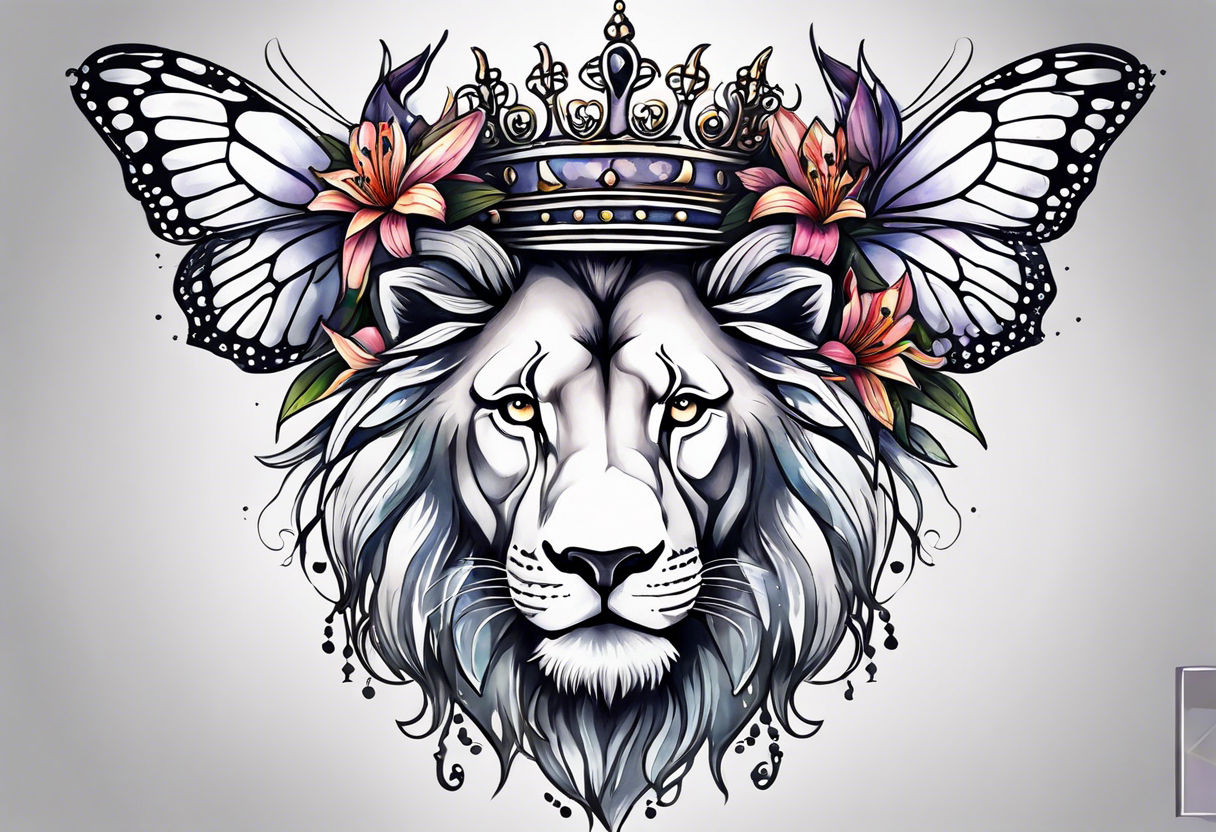 GENERIC 1 Pc Imperial Crown Tattoo Stickers Temporary Tattoos : Amazon.in