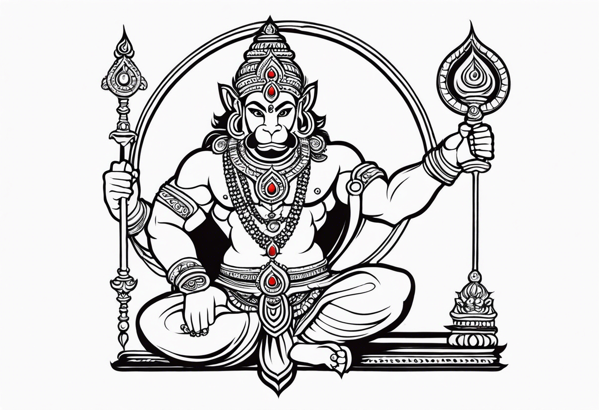 hanuman visna tattoo idea