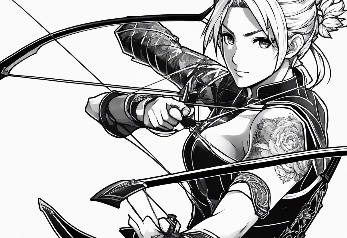 Anime Archery Girl