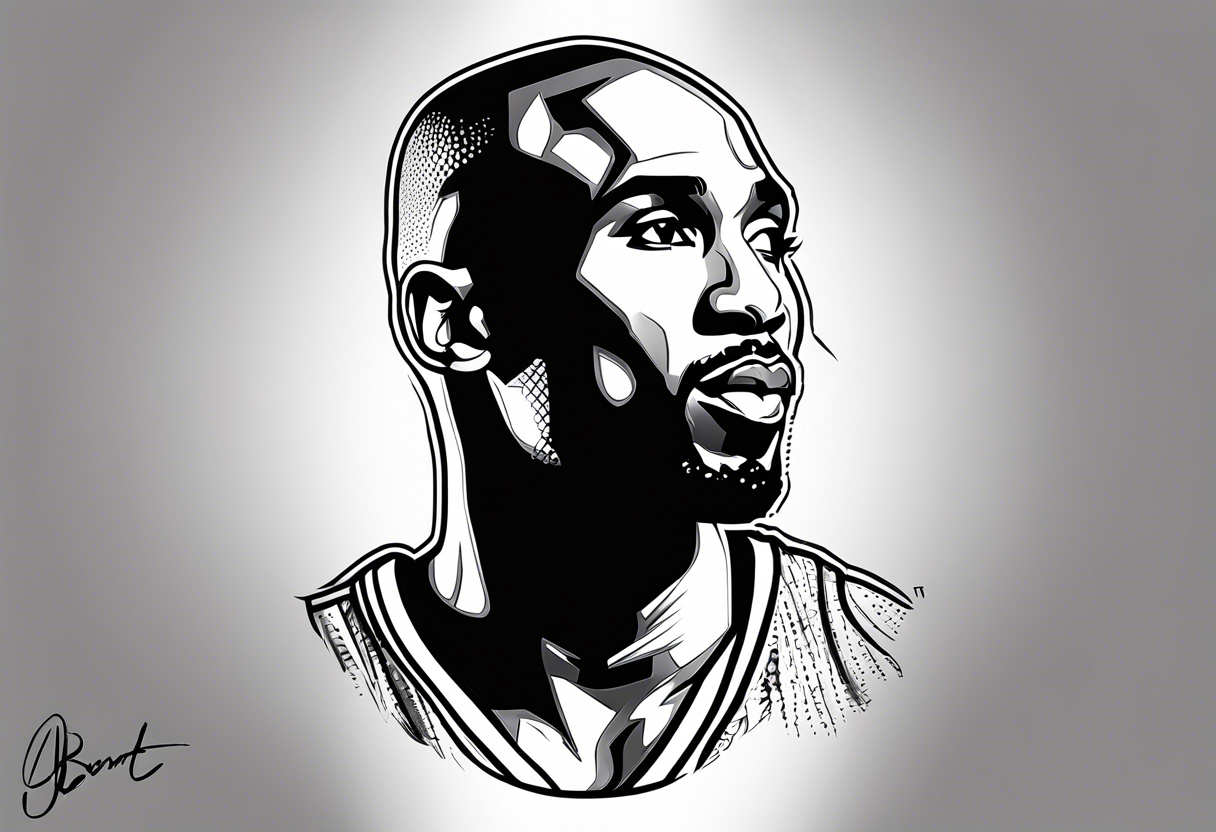 Kobe Bryant logo tattoo idea