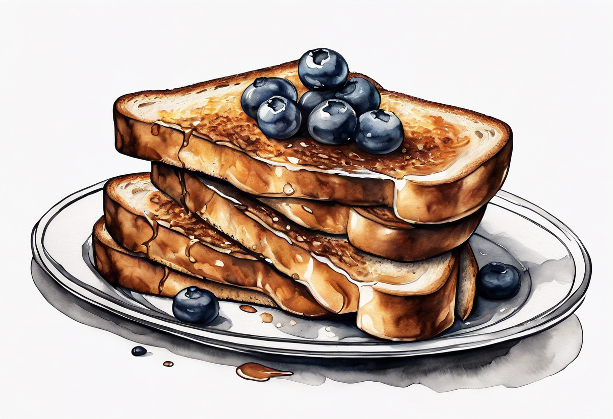 Burnt toast tattoo idea